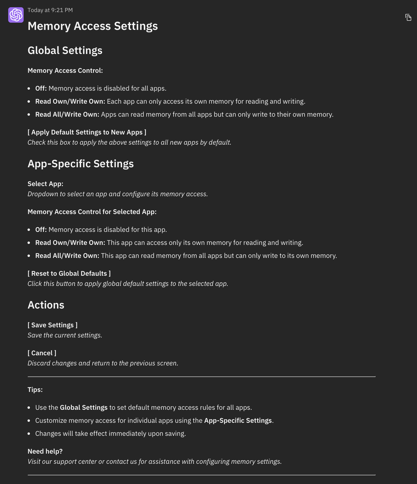 基于文本的 UI 生成器输出